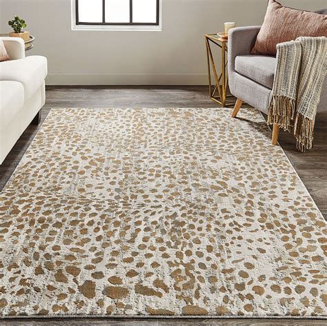 fake animal area rug